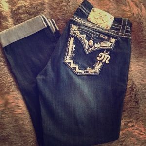 Size 28 Miss Me denim crop